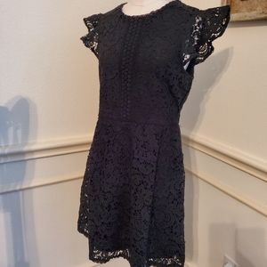 Blu Pepper Black lace dress